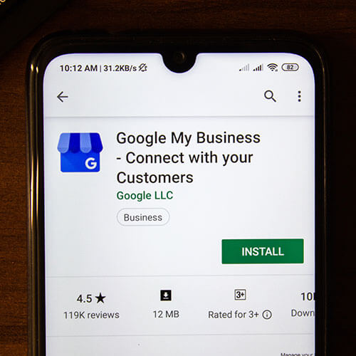google local business listing